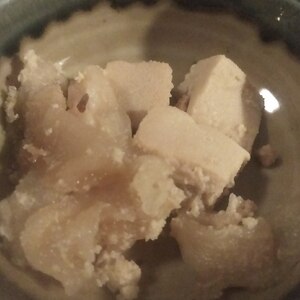 高野豆腐と干瓢と干し椎茸の甘煮